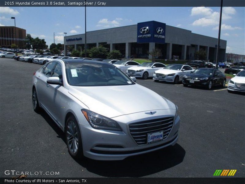 Santiago Silver / Gray 2015 Hyundai Genesis 3.8 Sedan