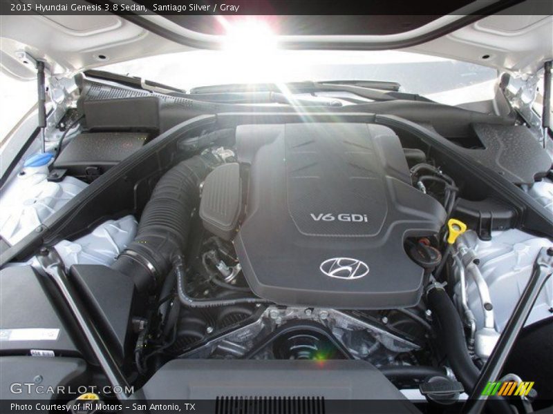 Santiago Silver / Gray 2015 Hyundai Genesis 3.8 Sedan