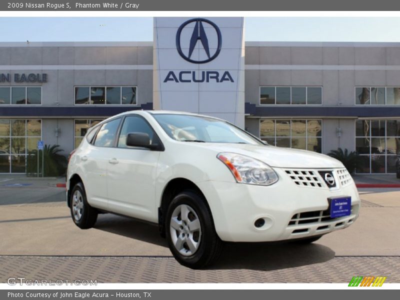 Phantom White / Gray 2009 Nissan Rogue S