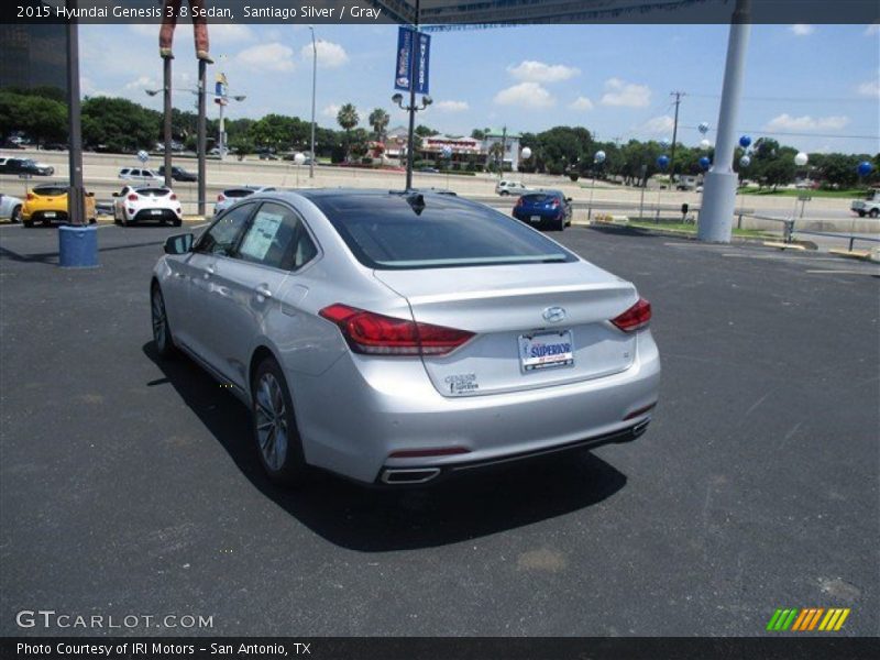 Santiago Silver / Gray 2015 Hyundai Genesis 3.8 Sedan
