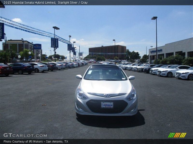 Starlight Silver / Gray 2015 Hyundai Sonata Hybrid Limited