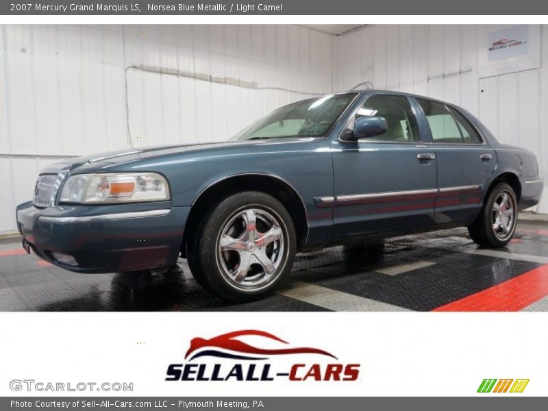 Norsea Blue Metallic / Light Camel 2007 Mercury Grand Marquis LS