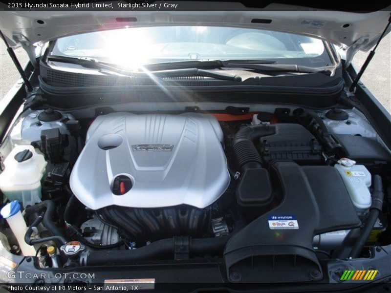 Starlight Silver / Gray 2015 Hyundai Sonata Hybrid Limited