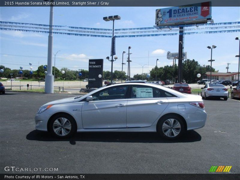 Starlight Silver / Gray 2015 Hyundai Sonata Hybrid Limited