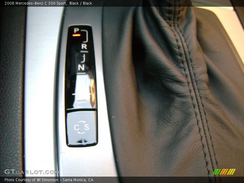 Black / Black 2008 Mercedes-Benz C 300 Sport