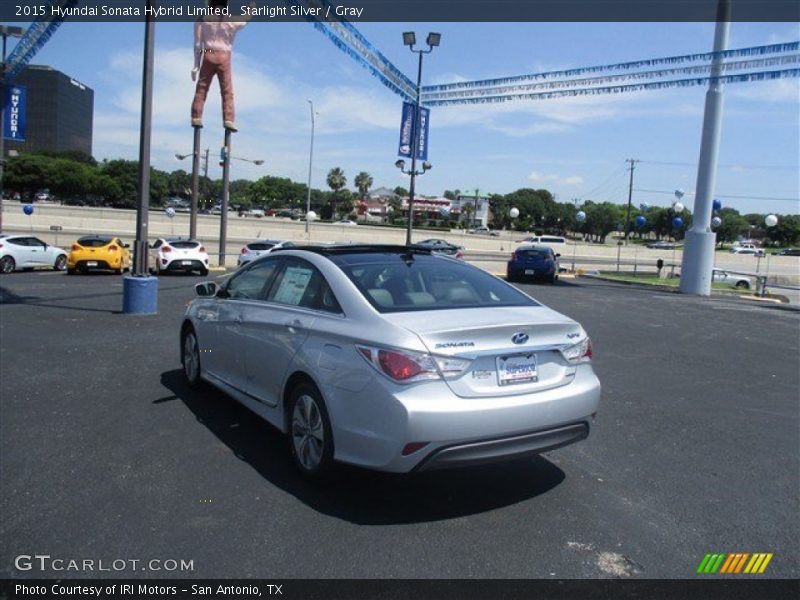 Starlight Silver / Gray 2015 Hyundai Sonata Hybrid Limited