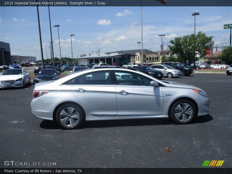 Starlight Silver / Gray 2015 Hyundai Sonata Hybrid Limited