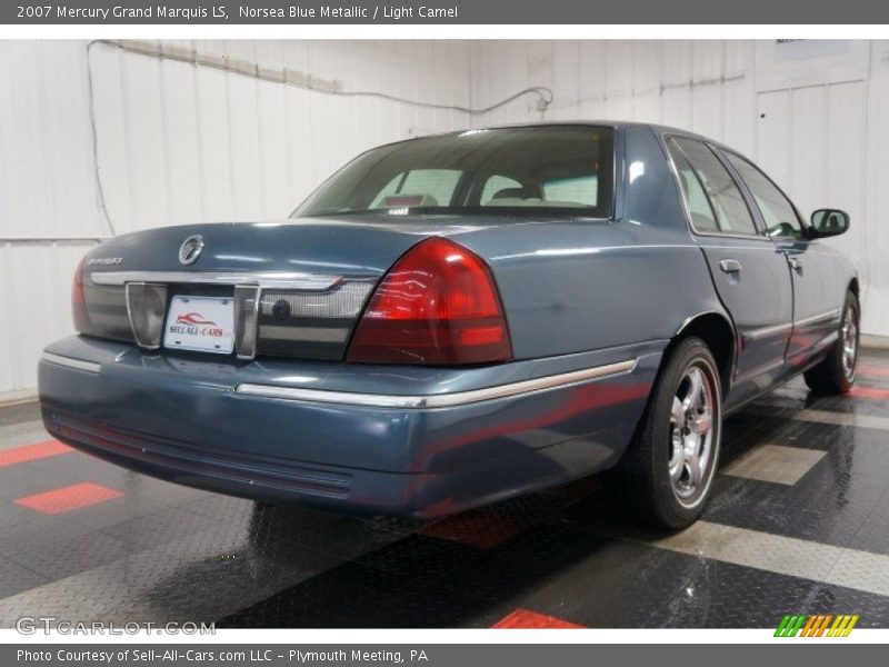 Norsea Blue Metallic / Light Camel 2007 Mercury Grand Marquis LS