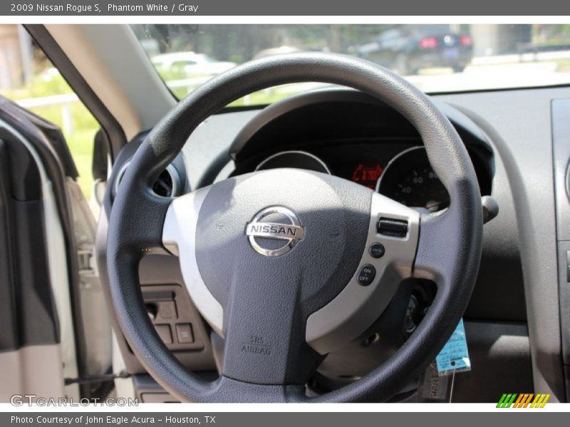 Phantom White / Gray 2009 Nissan Rogue S