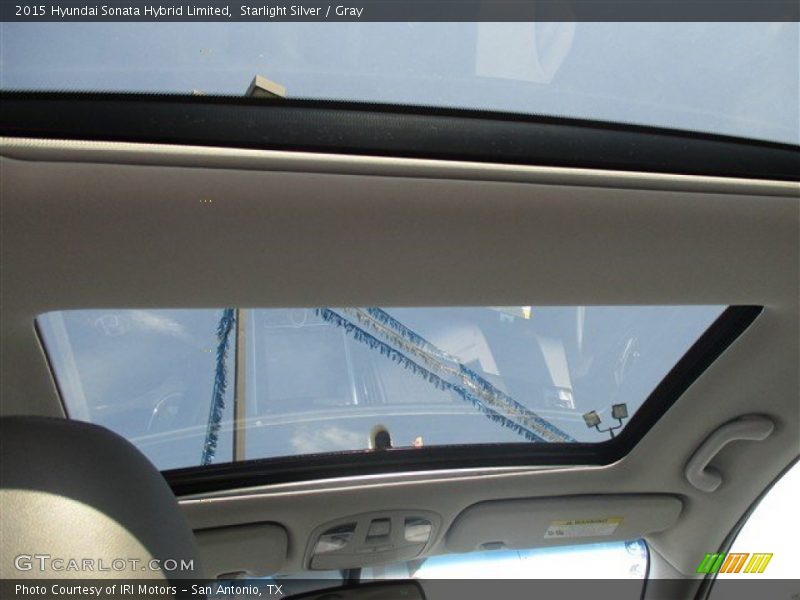 Starlight Silver / Gray 2015 Hyundai Sonata Hybrid Limited