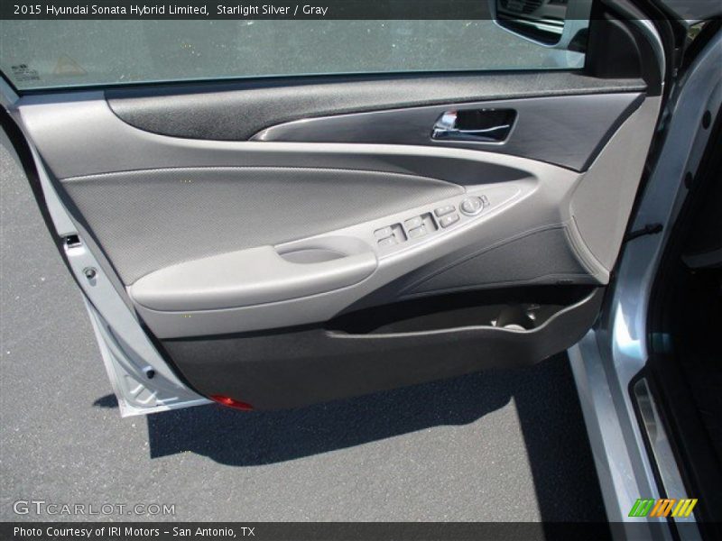 Starlight Silver / Gray 2015 Hyundai Sonata Hybrid Limited