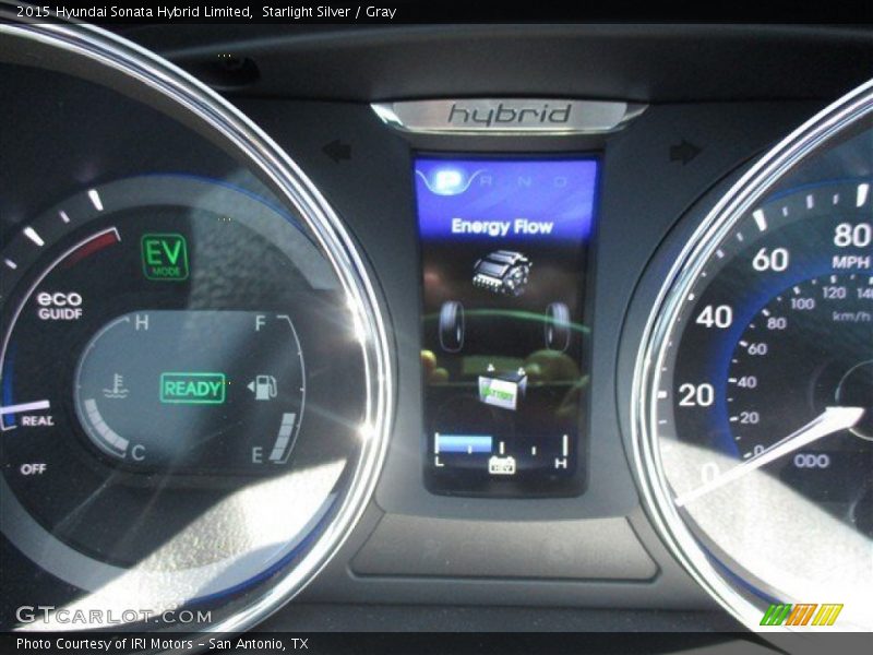 Starlight Silver / Gray 2015 Hyundai Sonata Hybrid Limited