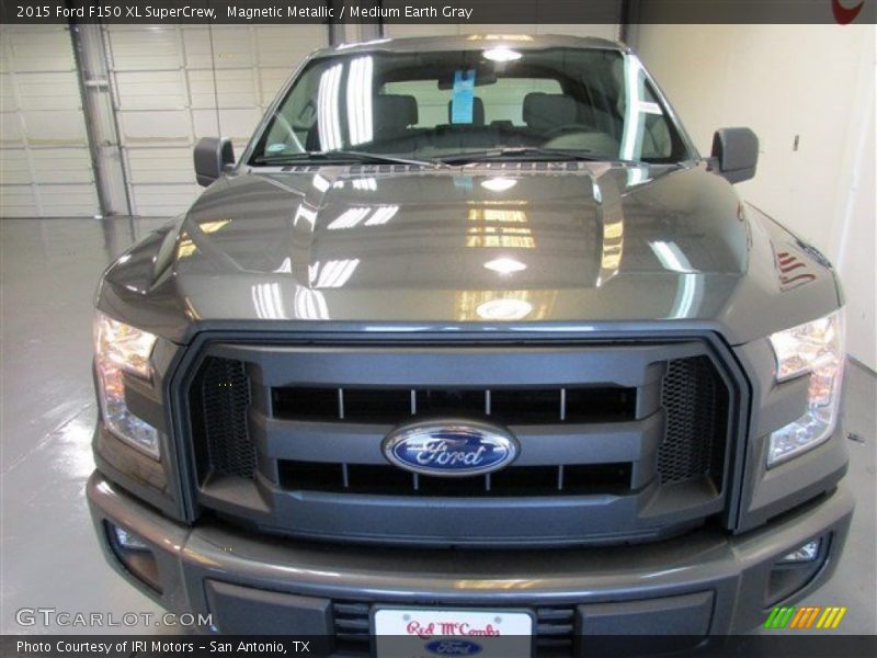 Magnetic Metallic / Medium Earth Gray 2015 Ford F150 XL SuperCrew