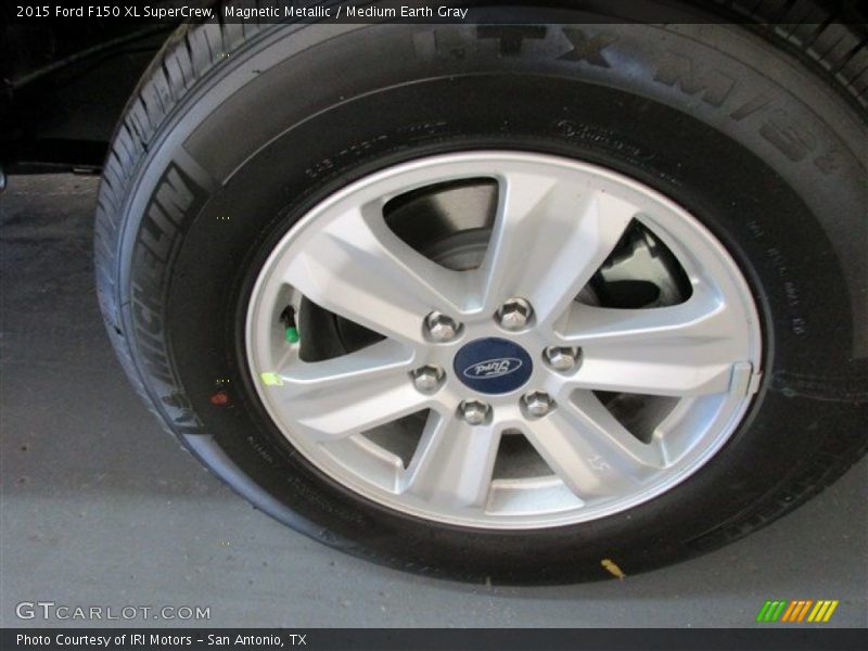 Magnetic Metallic / Medium Earth Gray 2015 Ford F150 XL SuperCrew
