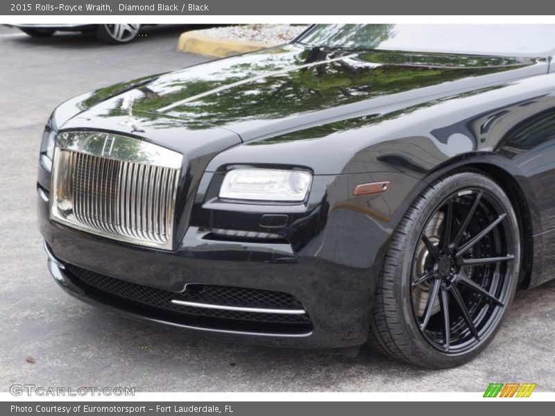 Diamond Black / Black 2015 Rolls-Royce Wraith