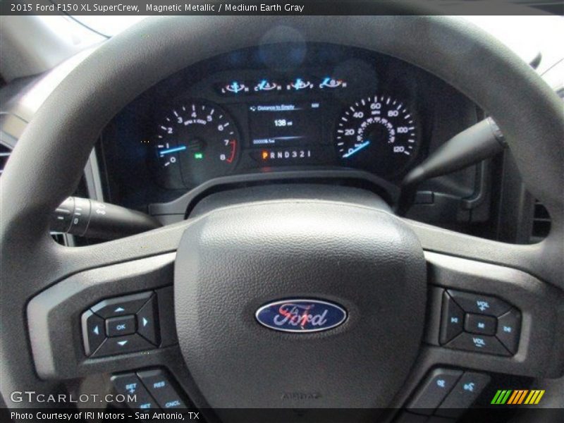 Magnetic Metallic / Medium Earth Gray 2015 Ford F150 XL SuperCrew