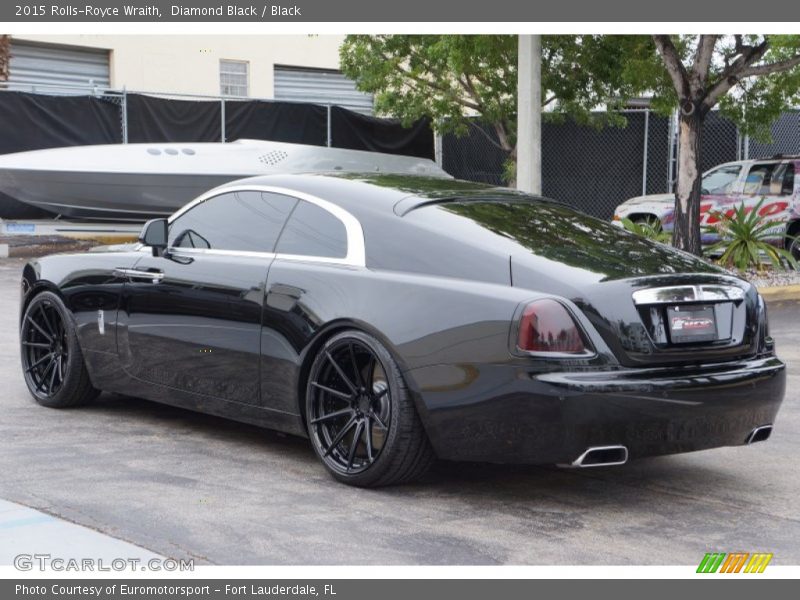 Diamond Black / Black 2015 Rolls-Royce Wraith