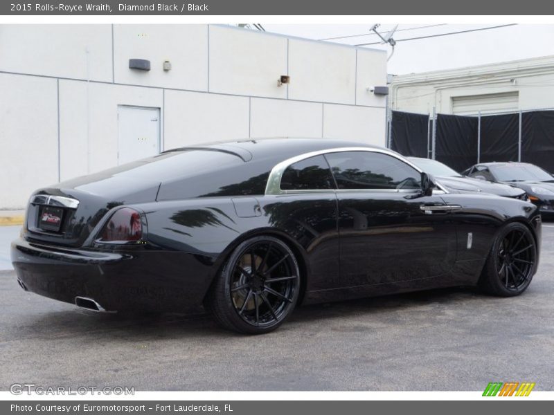 Diamond Black / Black 2015 Rolls-Royce Wraith