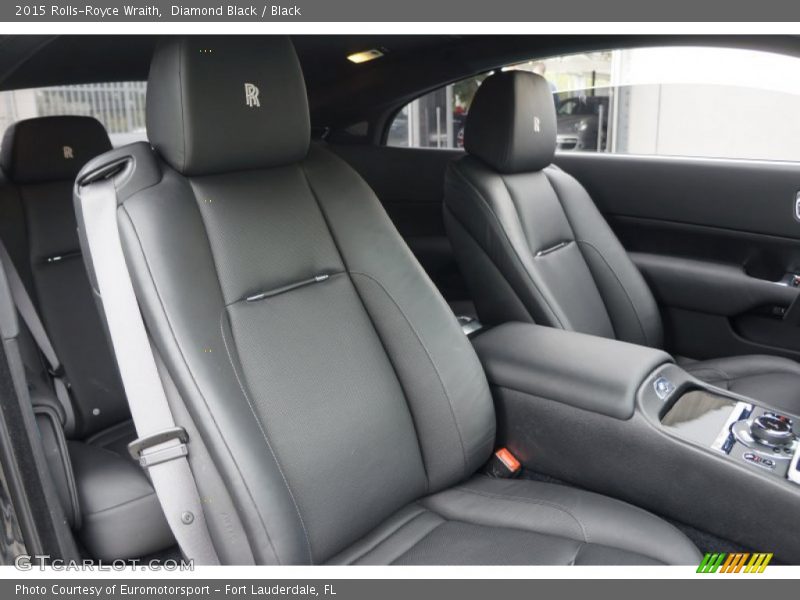 Front Seat of 2015 Wraith 