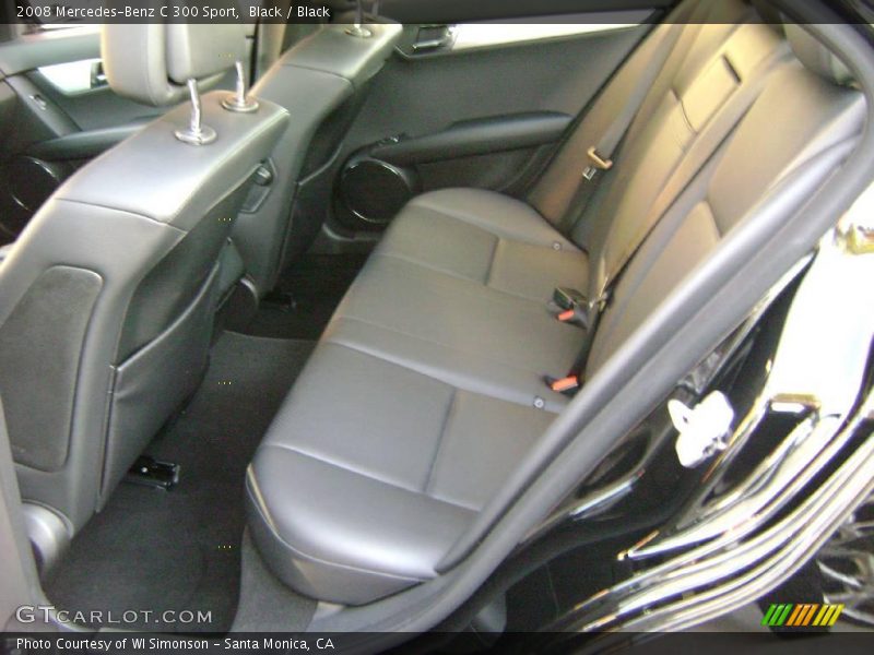 Black / Black 2008 Mercedes-Benz C 300 Sport