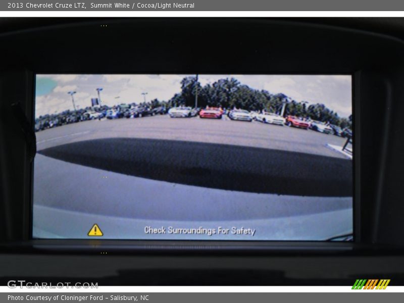 Summit White / Cocoa/Light Neutral 2013 Chevrolet Cruze LTZ