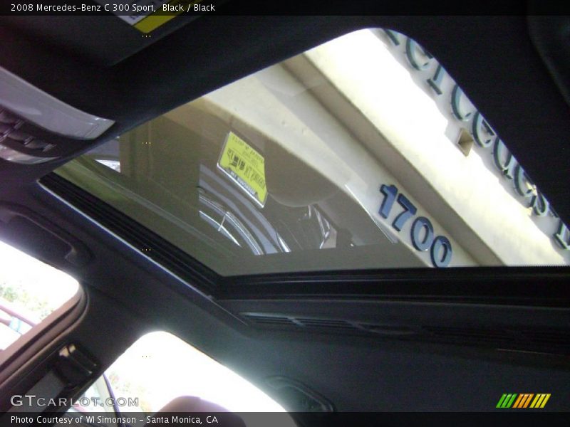 Black / Black 2008 Mercedes-Benz C 300 Sport