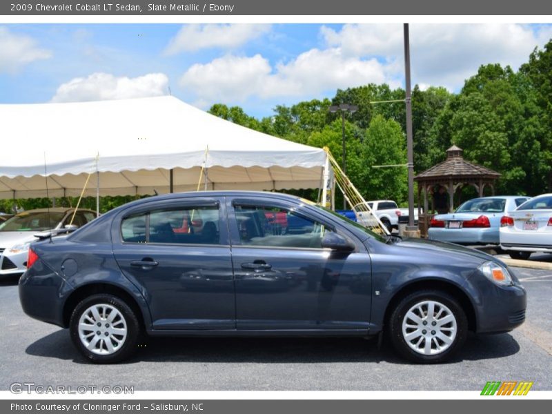 Slate Metallic / Ebony 2009 Chevrolet Cobalt LT Sedan