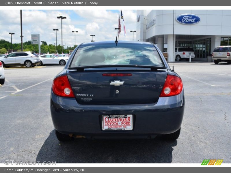 Slate Metallic / Ebony 2009 Chevrolet Cobalt LT Sedan