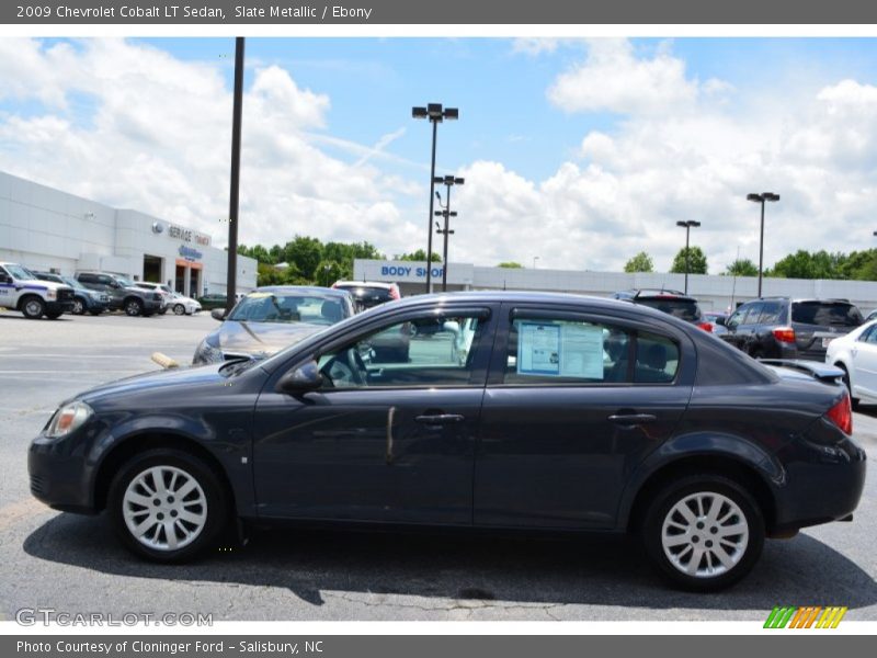 Slate Metallic / Ebony 2009 Chevrolet Cobalt LT Sedan