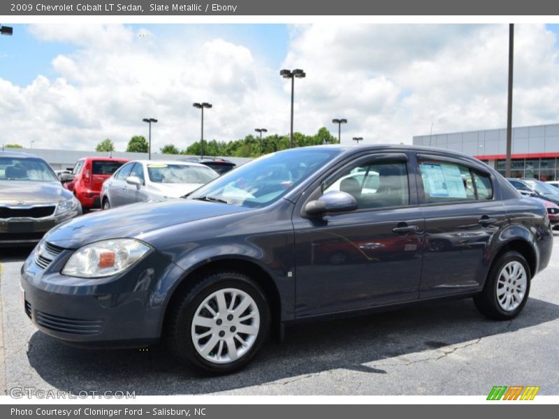 Slate Metallic / Ebony 2009 Chevrolet Cobalt LT Sedan