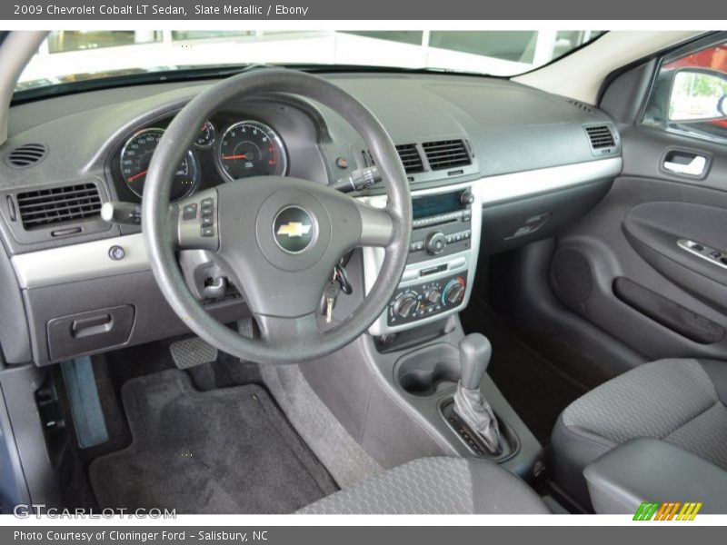 Slate Metallic / Ebony 2009 Chevrolet Cobalt LT Sedan