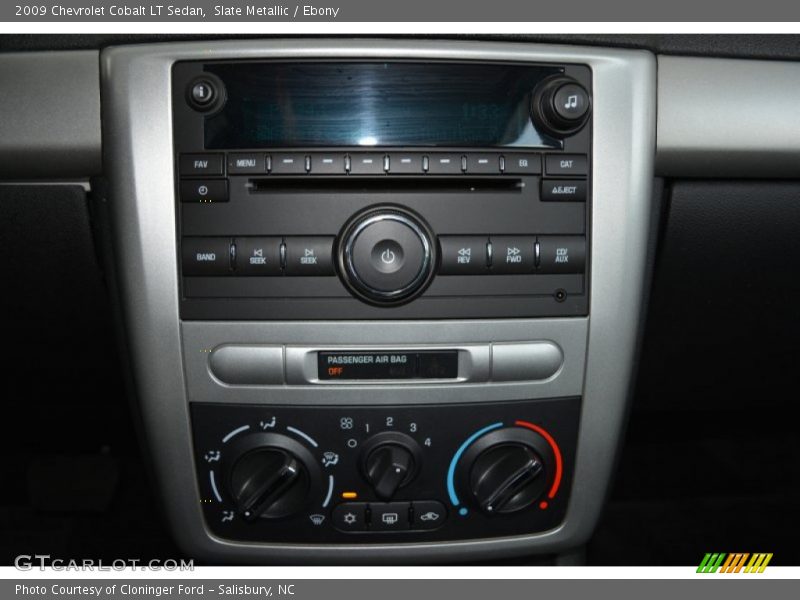 Slate Metallic / Ebony 2009 Chevrolet Cobalt LT Sedan