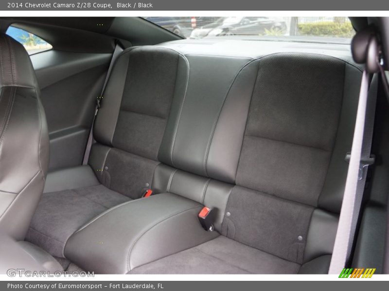 Rear Seat of 2014 Camaro Z/28 Coupe