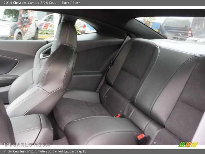 Rear Seat of 2014 Camaro Z/28 Coupe