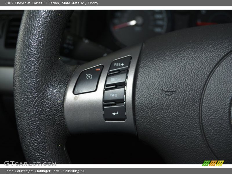 Slate Metallic / Ebony 2009 Chevrolet Cobalt LT Sedan