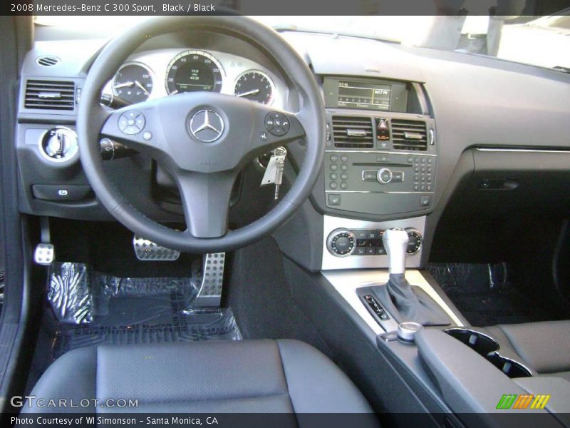 Black / Black 2008 Mercedes-Benz C 300 Sport
