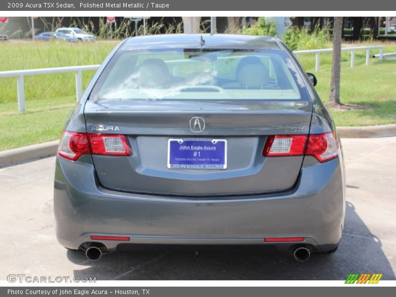 Polished Metal Metallic / Taupe 2009 Acura TSX Sedan