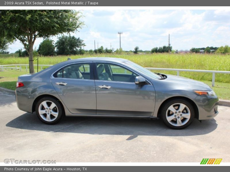 Polished Metal Metallic / Taupe 2009 Acura TSX Sedan