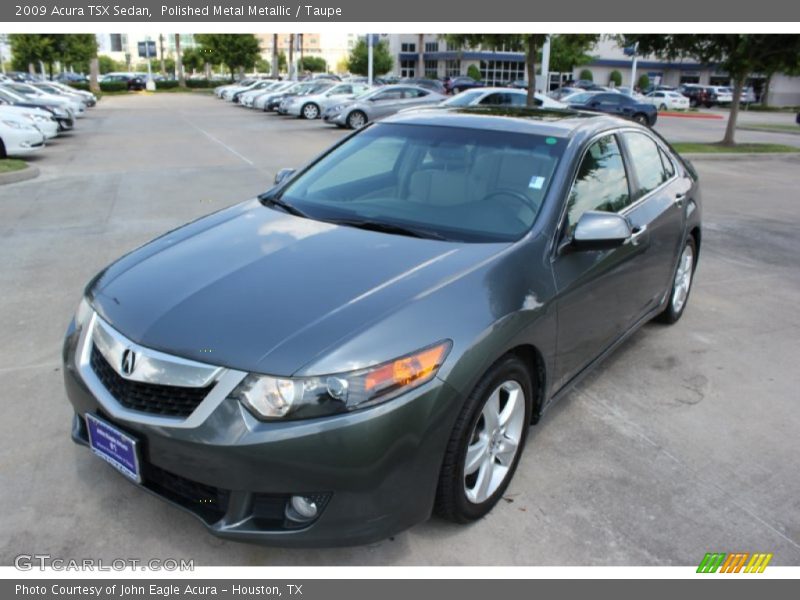 Polished Metal Metallic / Taupe 2009 Acura TSX Sedan