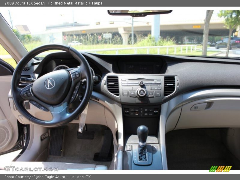 Polished Metal Metallic / Taupe 2009 Acura TSX Sedan