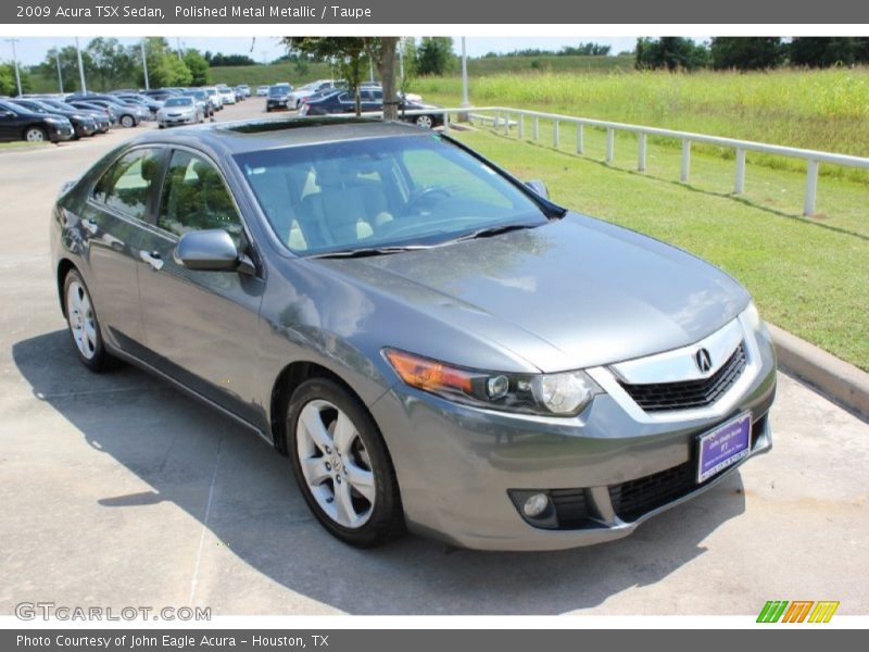 Polished Metal Metallic / Taupe 2009 Acura TSX Sedan