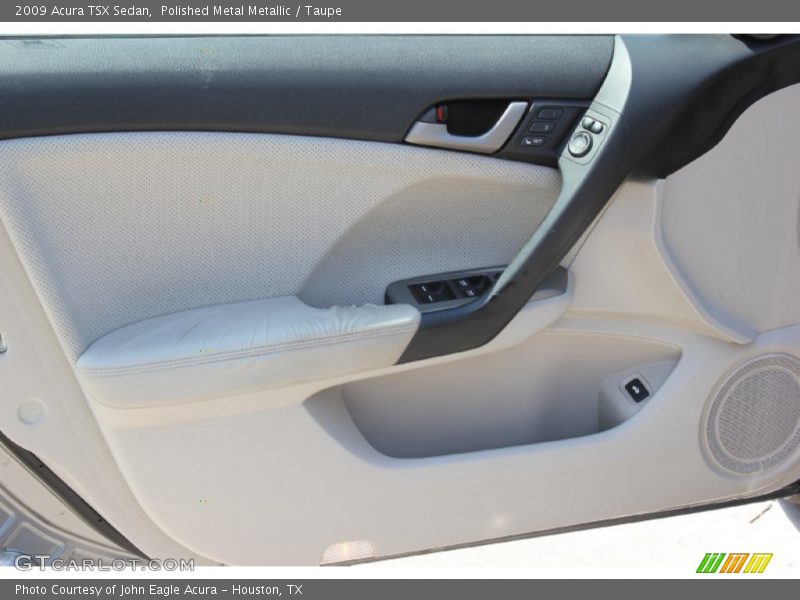 Polished Metal Metallic / Taupe 2009 Acura TSX Sedan