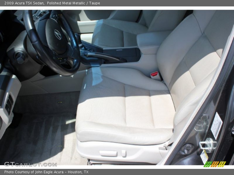 Polished Metal Metallic / Taupe 2009 Acura TSX Sedan