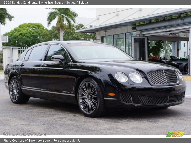 Front 3/4 View of 2009 Continental Flying Spur Speed