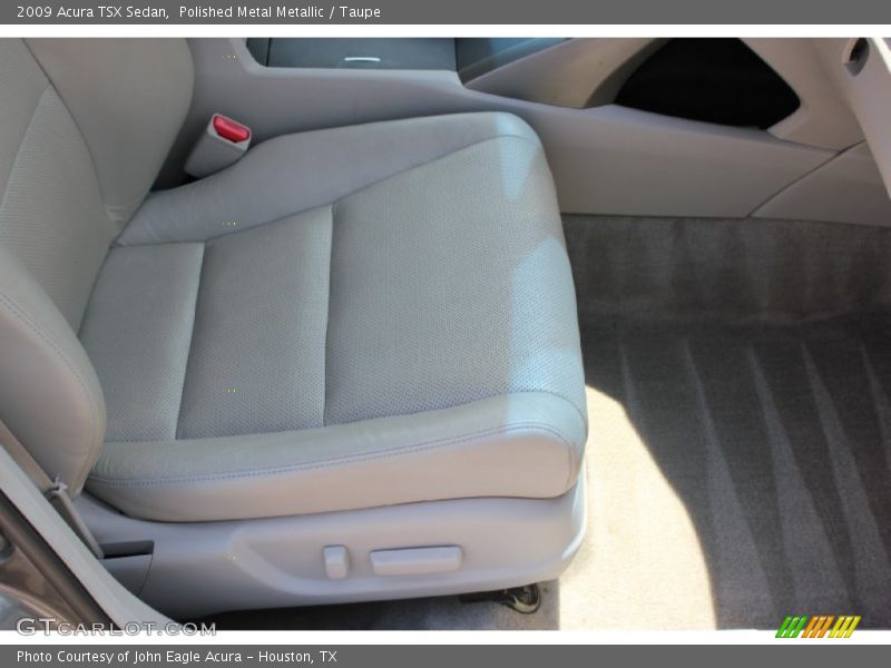 Polished Metal Metallic / Taupe 2009 Acura TSX Sedan