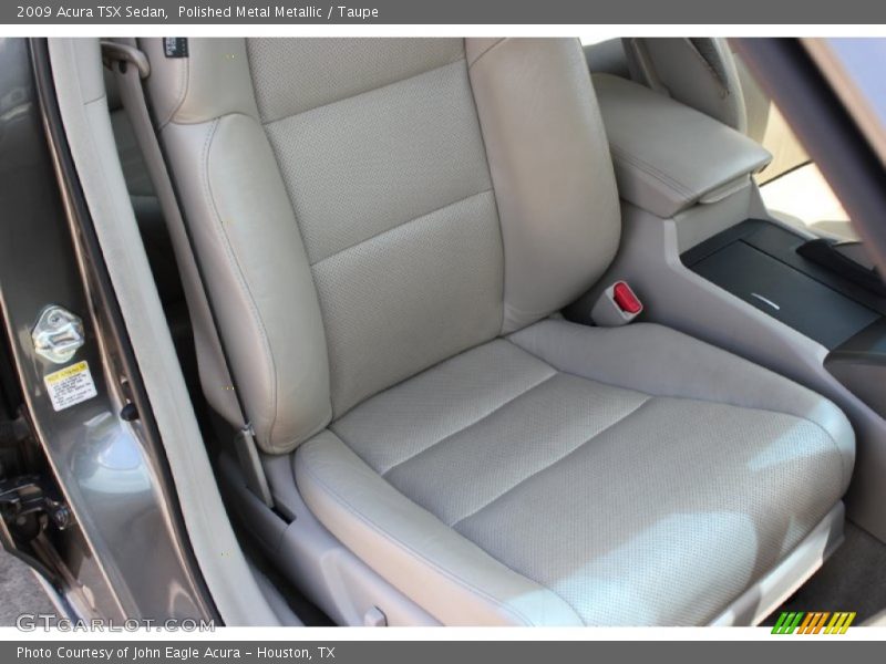 Polished Metal Metallic / Taupe 2009 Acura TSX Sedan