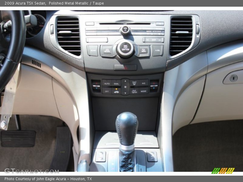 Polished Metal Metallic / Taupe 2009 Acura TSX Sedan