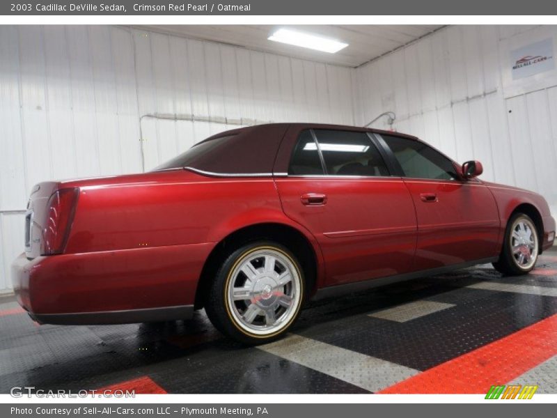 Crimson Red Pearl / Oatmeal 2003 Cadillac DeVille Sedan