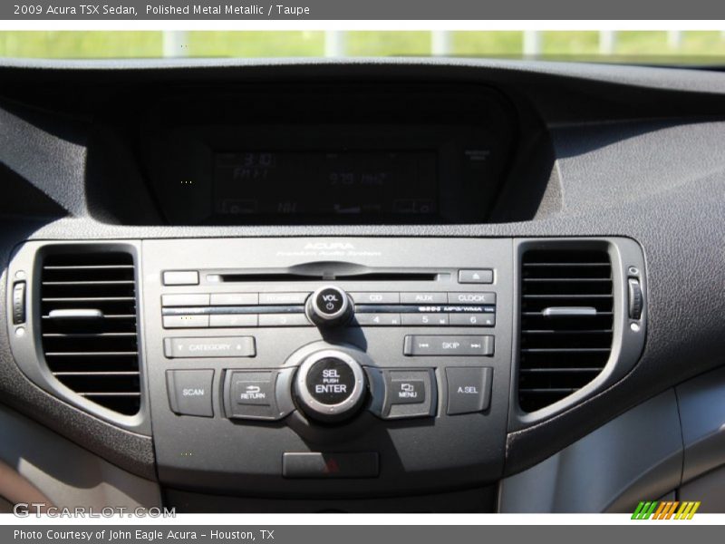Polished Metal Metallic / Taupe 2009 Acura TSX Sedan
