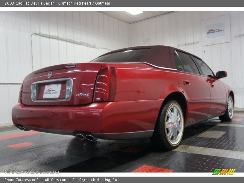 Crimson Red Pearl / Oatmeal 2003 Cadillac DeVille Sedan